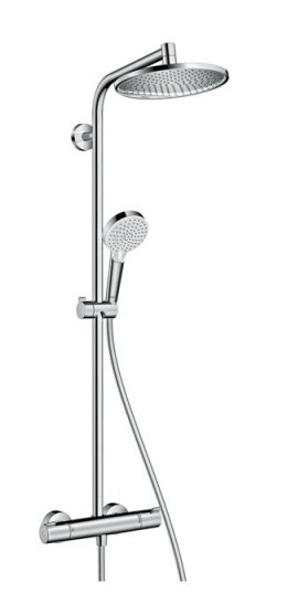 Hansgrohe Crometta S system prysznicowy 2 głowic(e) Ściana Chrom