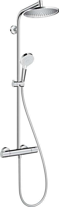 Hansgrohe Crometta S system prysznicowy 2 głowic(e) Ściana Chrom