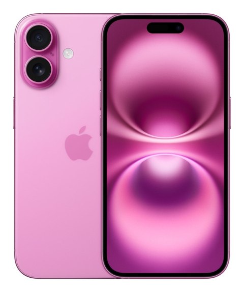 Apple iPhone 16 15,5 cm (6.1") Dual SIM iOS 18 5G USB Type-C 128 GB Różowy