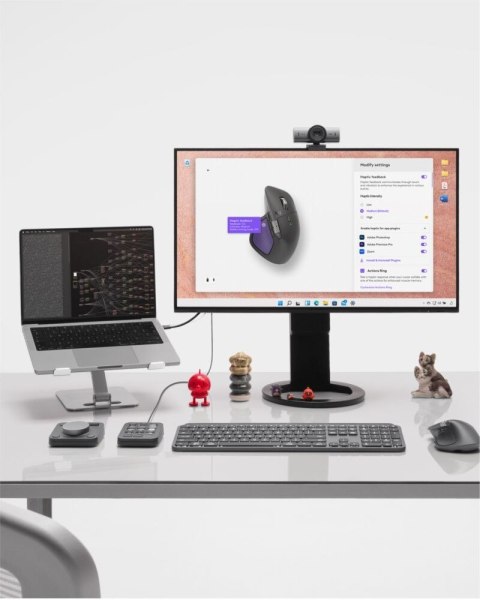 Mysz Logitech MX Master 4 Prawa RF Wireless BT Laser 8000 DPI