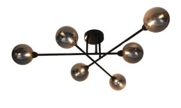 CEILING LIGHT BORA 6XG9 BLACK/SMOKY