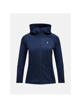 Bluza PEAK PERFORMANCE W Rider Essentials Zip Hood granatowy - S