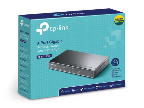 Switch TP-LINK TL-SG1008P (8x 10/100/1000Mbps)