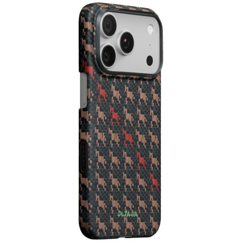 Etui PITAKA Edge Case Happiness Rides In do iPhone 17 Pro ebon kylin
