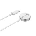 4smarts Ładowarka indukcyjna VoltBeam Mini dla Apple Watch 1-8/SE z kablem 1m USB-C 2.5W biały/white 462550