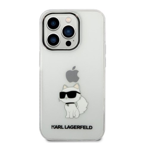 Karl Lagerfeld KLHCP14LHNCHTCT iPhone 14 Pro 6,1" transparent hardcase Ikonik Choupette
