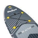 REBEL ACTIVE DESKA SUP POMPOWANA SZARA 244X76X10 ZESTAW RBA-4511