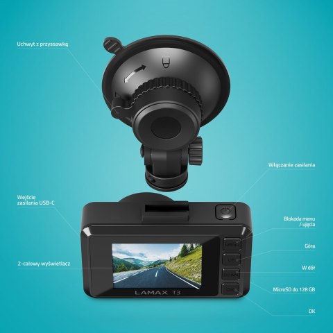 Wideorejestrator LAMAX T3