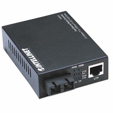Media konwerter 100Base RJ45 na SC MM Duplex, 2km