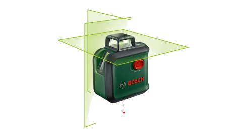 BOSCH LASER ADVANCED LEVEL 360 UNI ZIELONY +TT150
