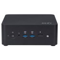 MSI Cubi NUC AI+ 2MG-039AT komputer osobisty/workstation Copilot+ PC Intel Core Ultra 7 258V 32 GB LPDDR5x-SDRAM 1 TB SSD Mini P