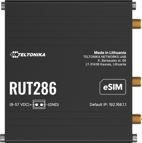 Teltonika RUT286 router przemysłowy 4G / LTE (RUT286AAAAA0)