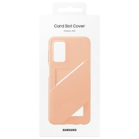 Etui Samsung EF-OA235TPEGWW A23 5G A235 brzoskwiniowy/peach Card Slot Cover