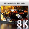 UNITEK KABEL HDMI 2.1 8K LUX OPLOT 1M