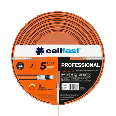 CELLFAST WĄŻ OGRODNICZY PROFESSIONAL 3/4" 30m
