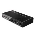 Lindy 32809 przełącznik KVM Czarny