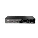 Lindy 32809 przełącznik KVM Czarny