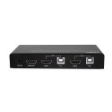 Lindy 32809 przełącznik KVM Czarny