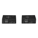 Przedłużacz Fibre Optic DisplayPort 1.2 KVM Extender Lindy 300m