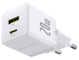 Ładowarka sieciowa Baseus Palm 20W USB-C USB-A - biała