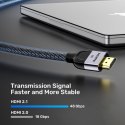 UNITEK KABEL HDMI 2.1 8K LUX OPLOT 1,5M