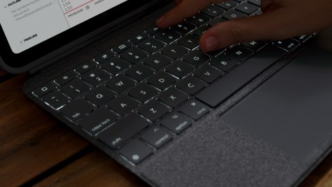 Logitech Combo Touch QWERTY British English Smart Connector Szary
