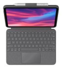 Logitech Combo Touch QWERTY British English Smart Connector Szary