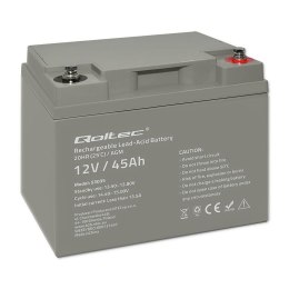 Qoltec Akumulator AGM | 12V | 45Ah | max 540A