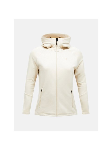 Bluza PEAK PERFORMANCE W Rider Essentials Zip Hood piaskowy - M