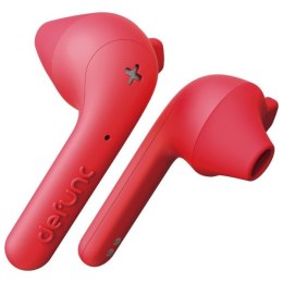 DeFunc Słuchawki Bluetooth 5.0 True Basic bezprzewodowe czerwony/red 71960