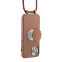 Etui JE PopGrip iPhone 12/12 Pro 6,1" brązowy/brown sugar 30159 (Just Elegance)