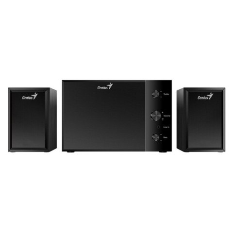 Genius głośniki SW-2.1 350, 2.1, 15W, czarne, kontroler, kontrola tonów niskich i wysokich, 3,5 mm jack, 40Hz~20kHz