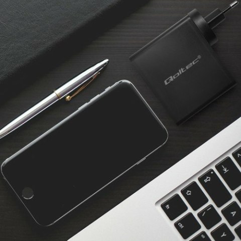Ładowarka sieciowa Qoltec GaN POWER PRO