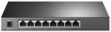 TP-Link Omada SG2008 przełącznik sieciowy Zarządzany L2/L2+ Gigabit Ethernet (10/100/1000) Czarny