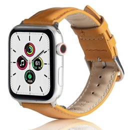 Beline pasek Apple Watch Leather 38/40/41mm jasnobrązowy /light brown
