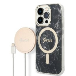 Zestaw Guess GUBPP14LHMEACSK Case+ Charger iPhone 14 Pro 6,1