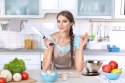 ELDOM WAGA KUCHENNA ELEKTRONICZNA WK320S RENA DOKŁADNOSĆ 1 G WAŻY DO 5 KG WYŚWIETLACZ LED STALOWA Z MISKĄ