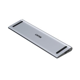UNITEK STACJA DOKUJĄCA KVM 2X HDMI, 1X DP 4K, USBC, MST, HDMI 2.0 Z PODSTAWKĄ