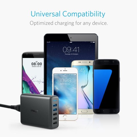Ładowarka USB Anker PowerPort Speed 5 A2054L11 63W Quick Charge 3.0