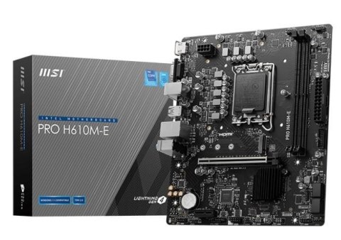 Płyta główna MSI PRO H610M-E