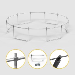 REBEL ACTIVE TRAMPOLINA PRO 14FT/427CM, SIATKA, DRABINKA RBA-8004