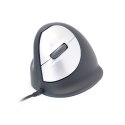 Ergonomiczna mysz R-Go HE leworęczna USB czarna/srebrna