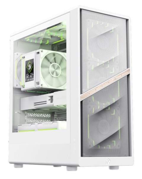 GameMax AERIS 330 MW Mini Tower Biały