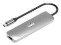 Port Designs 900162 huby i koncentratory USB Type-C Srebrny
