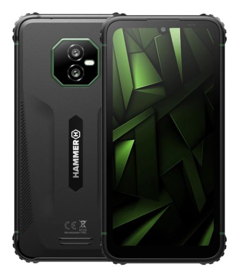 Smartfon Hammer Ranger (Zielony) DS 6.1" IPS TFT 720x1560/2GHz/128GB/6GB RAM/Android 15/microSDXC/WiFi,BT,4G