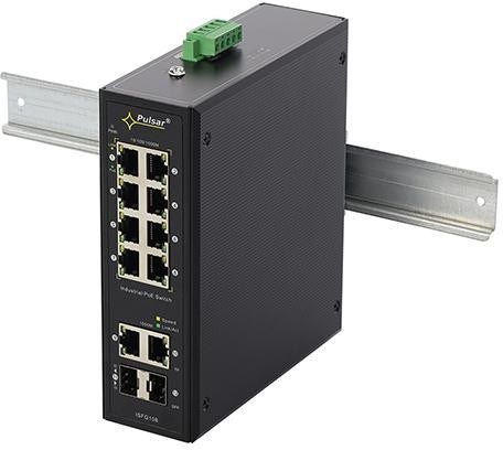 ISFG108 Switch przemysłowy PoE (8xPoE,