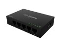 LANBERG SWITCH DSM1-1005 5X1GB/S NIEZARZĄDZALNY GIGABIT ETHERNET DESKTOP 12V (OBUDOWA METALOWA)