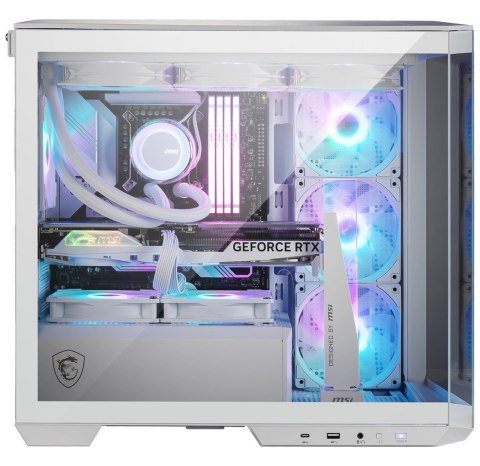MSI MAG PANO M100R PZ Micro Tower Biały