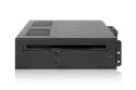 Stacja dokująca Icy Dock MB324SP-B, 0 TB, Serial ATA, Serial ATA II, Serial ATA III, Serial Attached SCSI (SAS), 440 g, Komputer