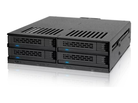 Stacja dokująca Icy Dock MB324SP-B, 0 TB, Serial ATA, Serial ATA II, Serial ATA III, Serial Attached SCSI (SAS), 440 g, Komputer